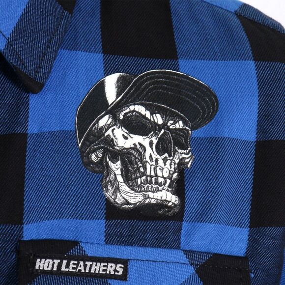 Riders Long Sleeve Flannel with Snap Back Skull - Picture 3 of 3